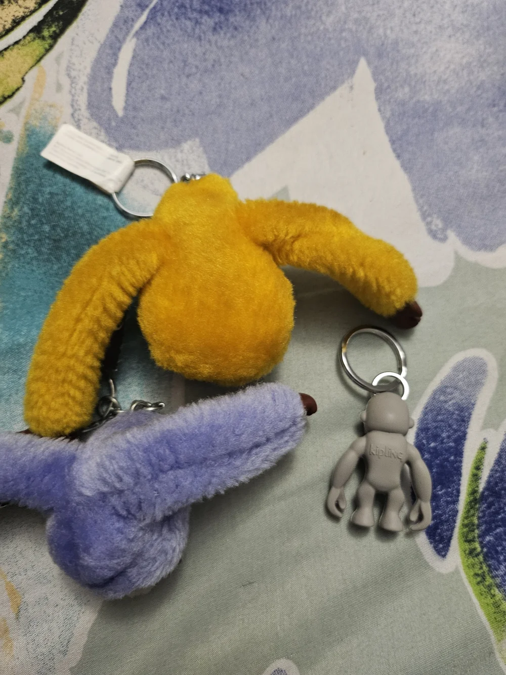 Set of 3 Original Kipling Monkey Keychains